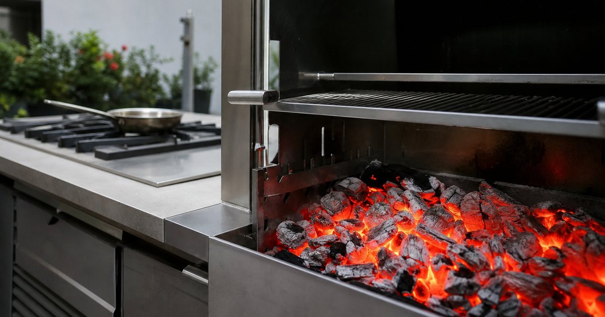 Which Grill Fuel Best Suits A High End Outdoor Cooking Space?