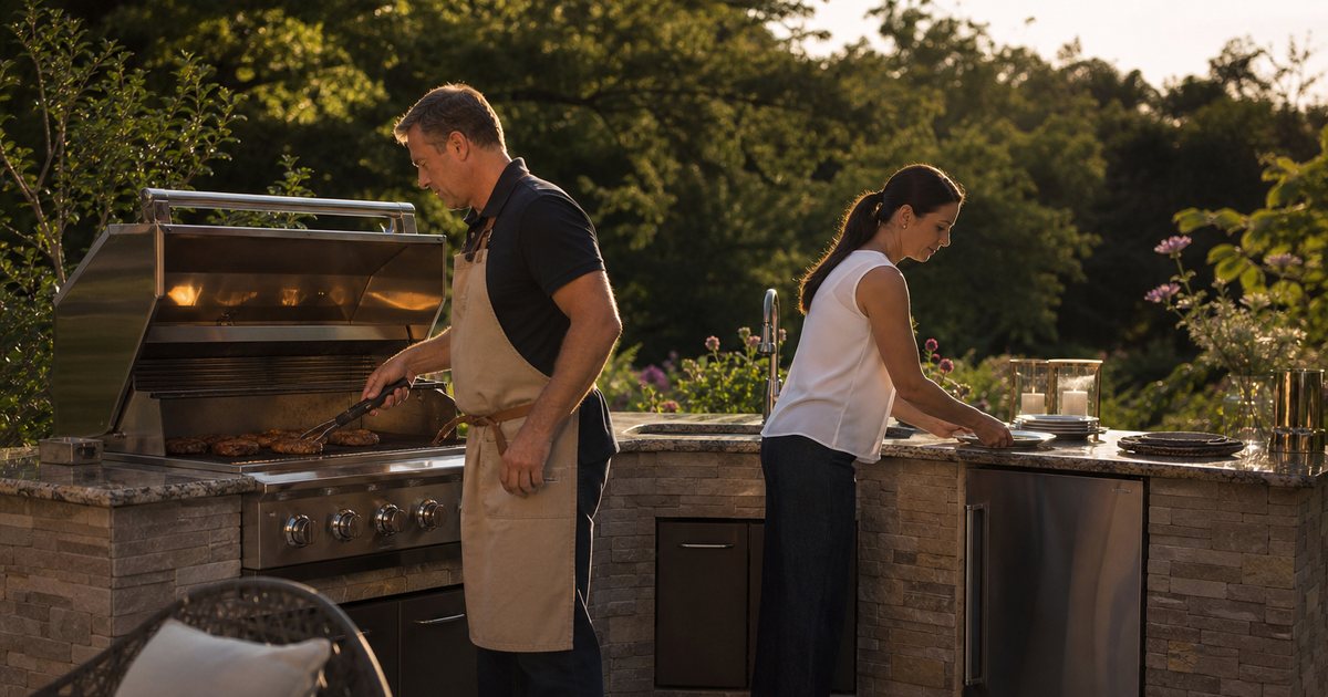 How Do You Lay Out Outdoor Kitchen Zones So Cooking Actually Flows?