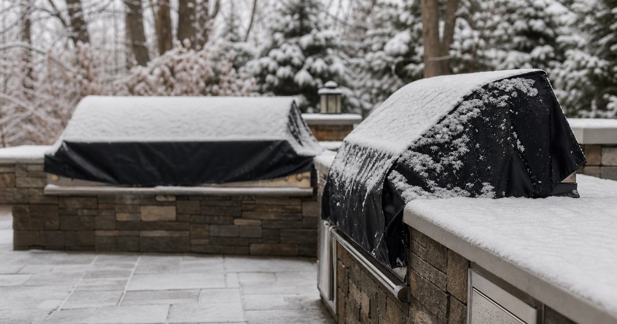 Can A Luxury Outdoor Kitchen Really Survive A Harsh Cold Winter?